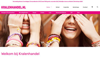 Website bouw door MiCtra: Kralenhandel