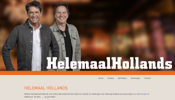 Website bouw door MiCtra: Helemaal Hollands